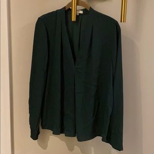 Dark green blouse